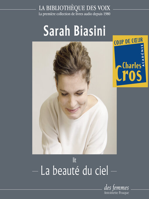 Title details for La beauté du ciel by Sarah Biasini - Available